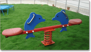 SEE-SAWS • STANDARD SEE-SAW SPECIFICATIONS: PRODUCT CODE: PGSS 01 AGE GROUP: 4-10 YRS. PRODUCT AREA: 2.5, X 0.3 MTS SAFE PLAY AREA: 3.5, X 1.3 MTS PRODUCT HEIGHT: 1.2 MTS • MULTISEATER SEE-SAW SPECIFICATIONS: PRODUCT CODE: PGSS 04 AGE GROUP: 3-10 YRS. PRODUCT AREA: 3.0, X 0.5 MTS SAFE PLAY AREA: 4.0, X 1.5 MTS PRODUCT HEIGHT: 1.2 MTS • ELEPHANT SEE-SAW SPECIFICATIONS: PRODUCT CODE: PGSS 06 AGE GROUP: 3-8 YRS. PRODUCT AREA: 1.9, X 0.3 MTS SAFE PLAY AREA: 2.9, X 1.3 MTS PRODUCT HEIGHT: 1.2 MTS • DOLPHIN SEE-SAW SPECIFICATIONS: PRODUCT CODE: PGSS 07 AGE GROUP: 3-8 YRS. PRODUCT AREA: 1.9, X 0.3 MTS SAFE PLAY AREA: 2.9, X 1.3 MTS PRODUCT HEIGHT: 1.2 MTS